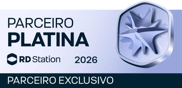Selo Parceiro Platina RD Station 2026, parceiro exclusivo